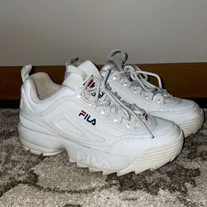 FILA sneakers.